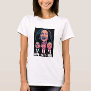 Hoffnung Hass Heilen Erheben Kamala 2024 T-Shirt