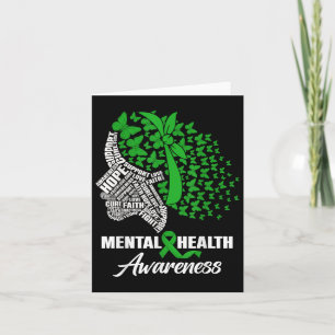 Hoffnung Heilen psychische Gesundheit Monat Schmet Karte
