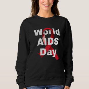 Hoffnung HIV-Rotes Band Aids-Aufklärung Welt-Aids- Sweatshirt