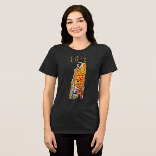 Hoffnung II: Klimts Kunst auf weichem Tri-Blend-T- Tri-Blend Shirt