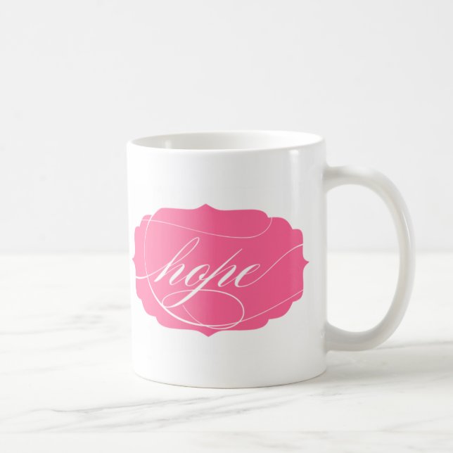 Hoffnung im Rosa Tasse (Rechts)