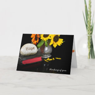 Hoffnung in Stein gemeißelt Karte