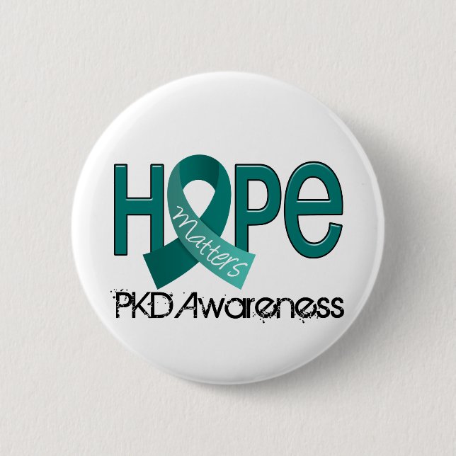 Hoffnung ist 2 PKD von Bedeutung Button (Vorderseite)