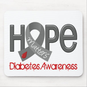 Hoffnung ist Diabetes 2 von Bedeutung Mousepad