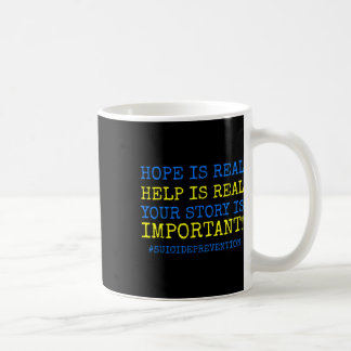 Hoffnung ist echte Suizidprävention - Kaffeetasse