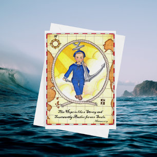 Hoffnung ist eine Anchor-Vatertagskarte Karte