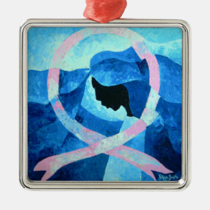 Hoffnung ist hier 2012 silbernes ornament