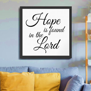 Hoffnung ist im Lord Poster zu finden