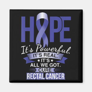 Hoffnung ist mächtiger Rektalkrebs im Shirt und Kr Magnet