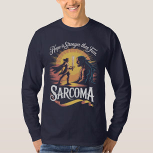 Hoffnung ist stärker als Angst künstlerisch und em T-Shirt
