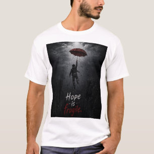 „Hoffnung ist zerbrechlich: Festhalten, während al T-Shirt
