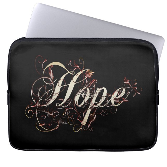 Hoffnung Laptopschutzhülle (Vorderseite)