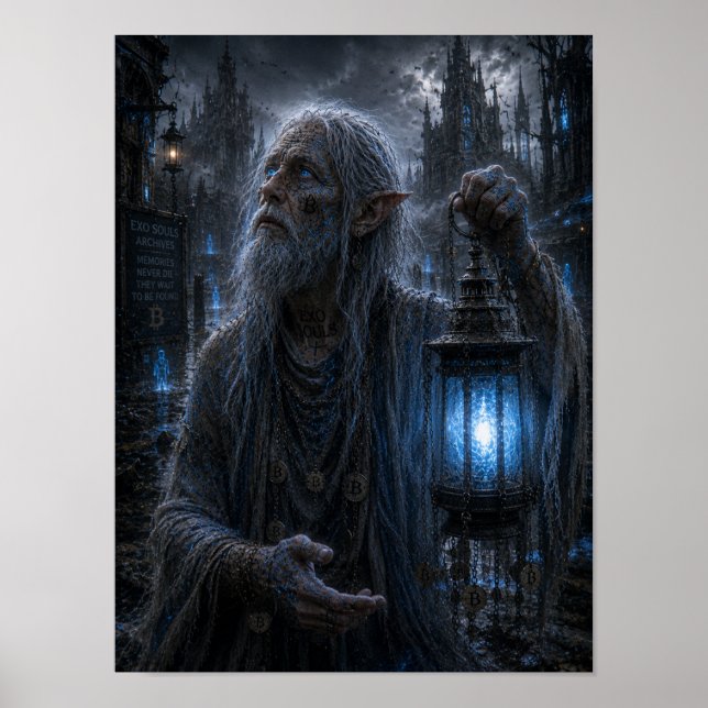 Hoffnung / Laternen Träger / Endloser Sumpf Poster (Vorne)
