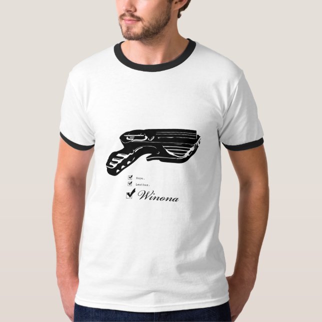 Hoffnung. Leder. Winona. V2 T-Shirt (Vorderseite)