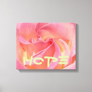 Hoffnung Leinwand Kunst Drucke Rosa Rose Blumen De