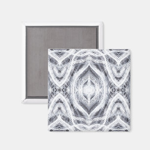 Hoffnung Licht Weiße Abstrakte Aquarellkunst Magnet