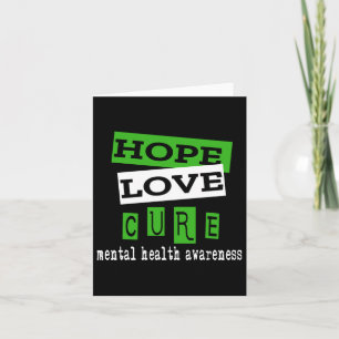 Hoffnung Liebe heilen psychische Gesundheit Bewuss Karte