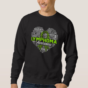 Hoffnung Liebe Heilt Herzlymphom-Aufklärungstag Kr Sweatshirt