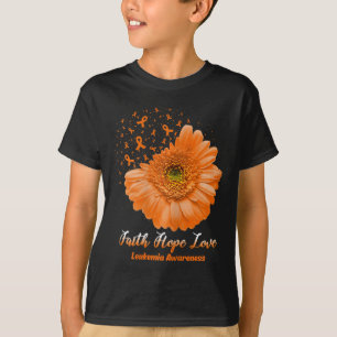 Hoffnung Liebe Leukämie-Bewusstsein Blume Sei star T-Shirt
