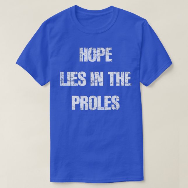 Hoffnung liegt in den Problemen 1 T-Shirt (Design vorne)