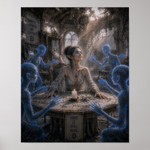 Hoffnung / Medium / Verlassener Spiritismussalon Poster