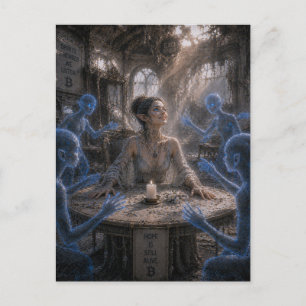 Hoffnung / Medium / Verlassener Spiritualismus-Sal Postkarte