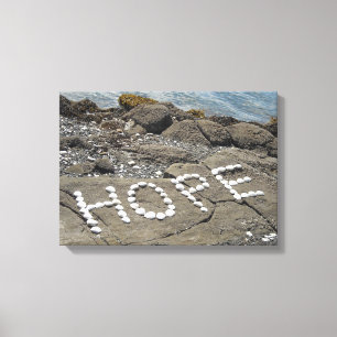 Hoffnung Oceanside Leinwanddruck