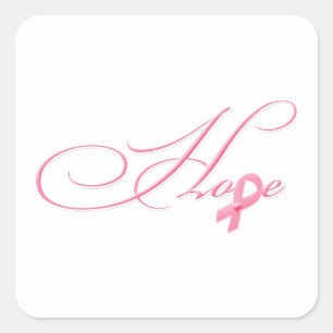 Hoffnung Quadratischer Aufkleber