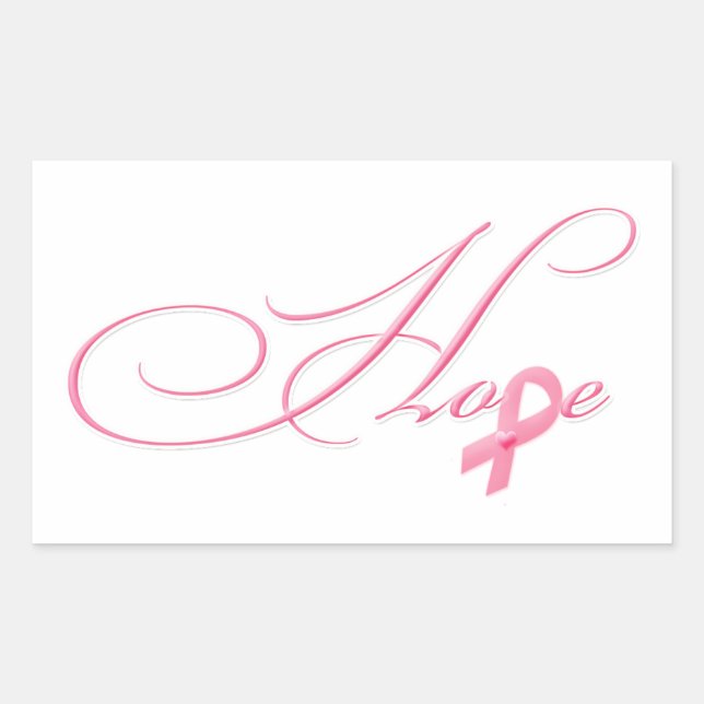 Hoffnung Rechteckiger Aufkleber (Vorderseite)