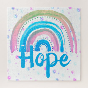 Hoffnung Regenbogen mit Spiralen Puzzle