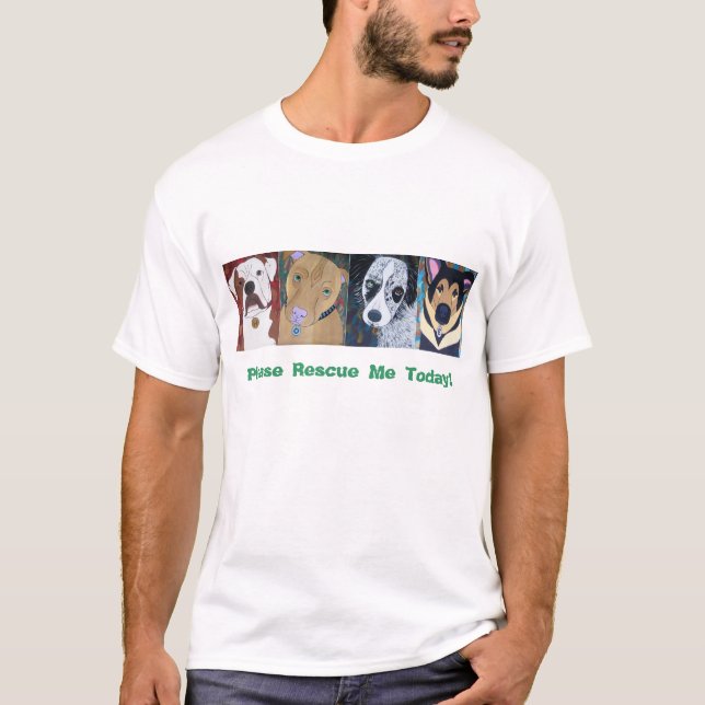 HOFFNUNG retten mich bitte heute T - Shirt (Vorderseite)