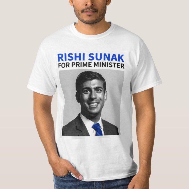Hoffnung - Rishi Sunak T-Shirt (Vorderseite)