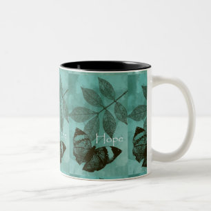 Hoffnung Schmetterling Zweifarbige Tasse