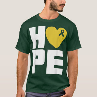 Hoffnung Sonnenblumen Kinderkrebs Bewusstsein Männ T-Shirt