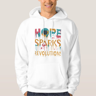 Hoffnung spaltet Revolutionen aus. Hoodie