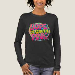 "Hoffnung. Stärke. Rosa." Brustkrebsbewusstsein Tri-Blend Shirt