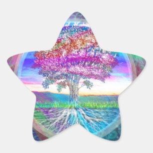 Hoffnung Stern-Aufkleber