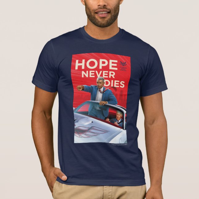 Hoffnung stirbt nie T-Shirt (Vorderseite)