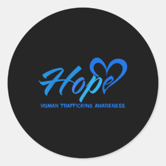 Hoffnung stoppen Menschenhandel Bewusstsein gegen  Runder Aufkleber