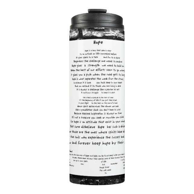Hoffnung Thermosbecher (Vorderseite)