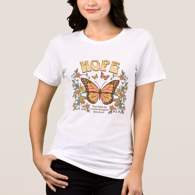 Hoffnung Tri-Blend Shirt (Vorderseite)