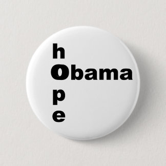 Hoffnung u. Obama Button