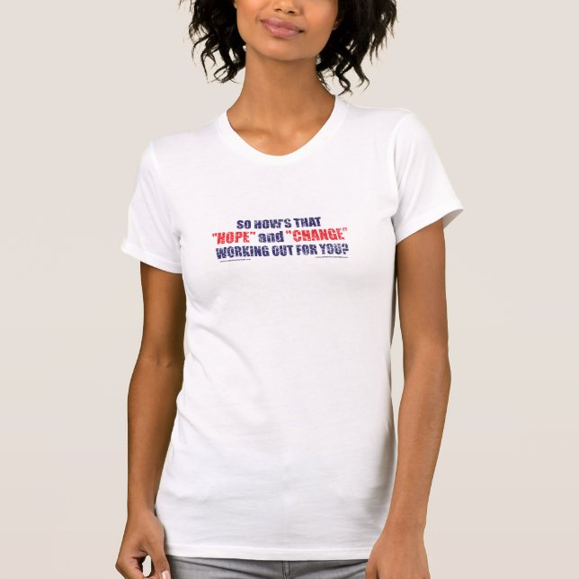 Hoffnung-und-Änderung-DST-T-SHIRT T-Shirt (Vorderseite)