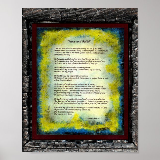 Hoffnung und Befreiung Poster (Vorne)