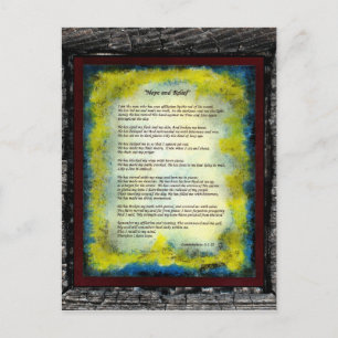 Hoffnung und Befreiung Postkarte