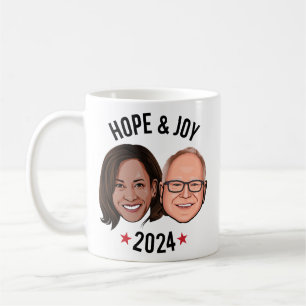 Hoffnung und Freude - Harris Walz Kaffeetasse