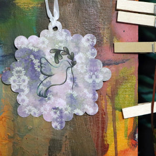 Hoffnung und Frieden Ornament Karte