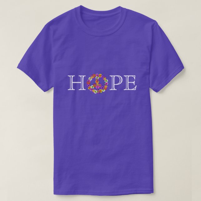 Hoffnung und Frieden T-Shirt (Design vorne)