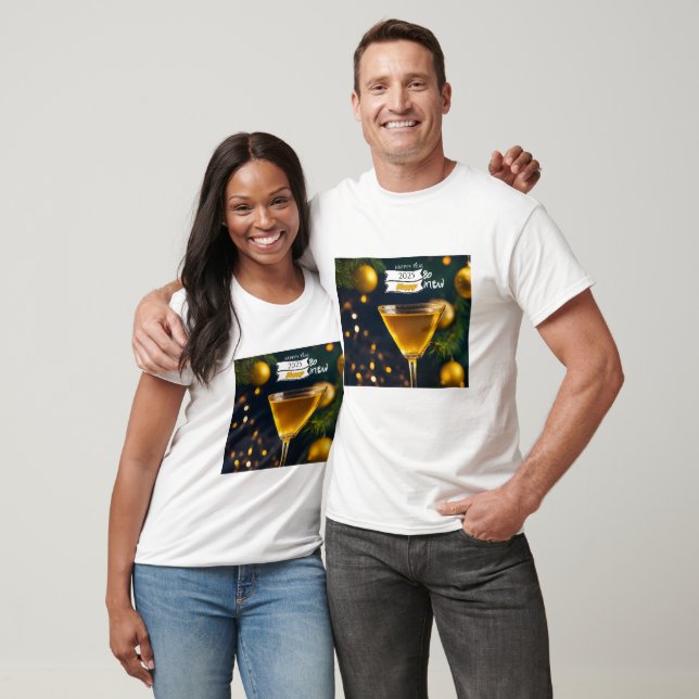 Hoffnung und Glück für 2025 T-Shirt (Unisex)
