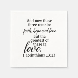 Hoffnung und Liebe Serviette